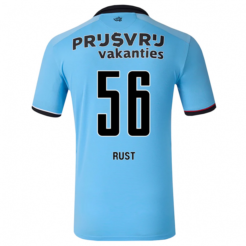 נשים Fabiano Rust #56 כחול שמיים עמוק שחור אדום הרחק ג'רזי 2026/27 חולצה קצרה