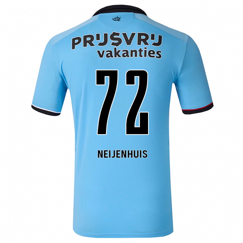 נשים Kelvin Neijenhuis #72 כחול שמיים עמוק שחור אדום הרחק ג'רזי 2026/27 חולצה קצרה