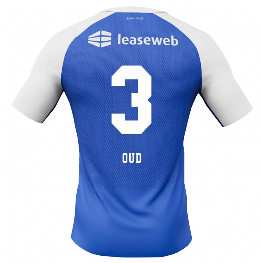 נשים Joeri Oud #3 כחול דודוד אדום לבן הרחק ג'רזי 2026/27 חולצה קצרה