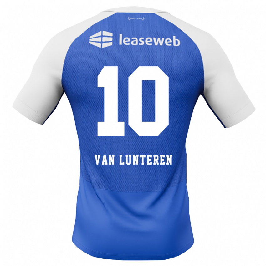 נשים Desiree Van Lunteren #10 כחול דודוד אדום לבן הרחק ג'רזי 2026/27 חולצה קצרה