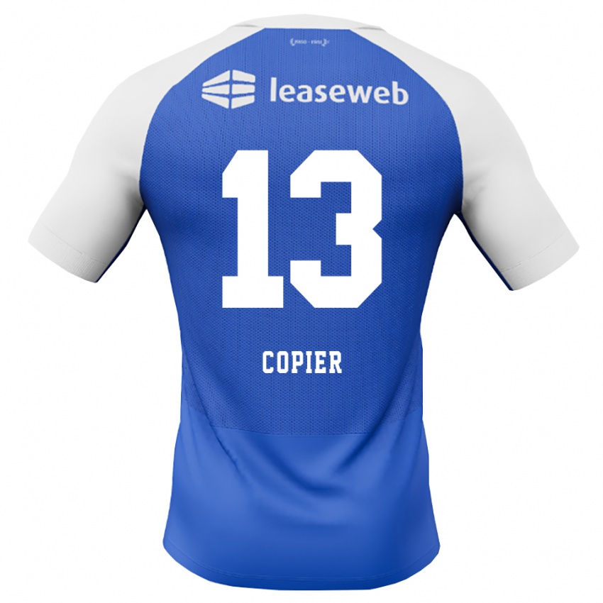 נשים Febe Copier #13 כחול דודוד אדום לבן הרחק ג'רזי 2026/27 חולצה קצרה