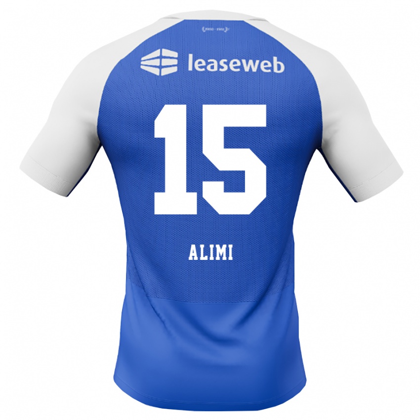 נשים Fadil Alimi #15 כחול דודוד אדום לבן הרחק ג'רזי 2026/27 חולצה קצרה
