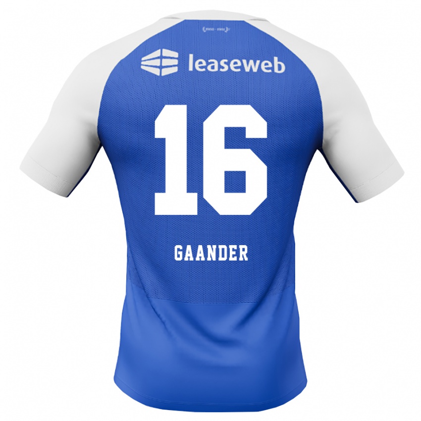 נשים Christian Gaander #16 כחול דודוד אדום לבן הרחק ג'רזי 2026/27 חולצה קצרה