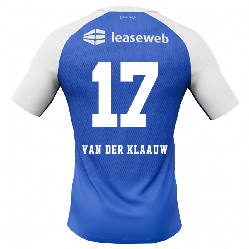 נשים Deacon Van Der Klaauw #17 כחול דודוד אדום לבן הרחק ג'רזי 2026/27 חולצה קצרה
