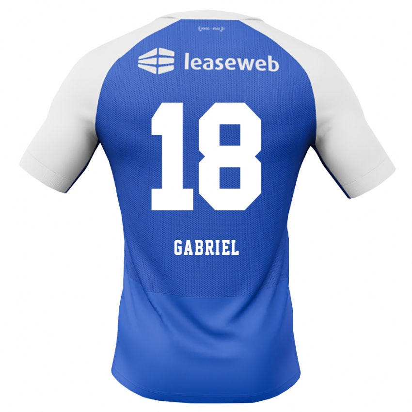 נשים Gabriel Jongens #18 כחול דודוד אדום לבן הרחק ג'רזי 2026/27 חולצה קצרה