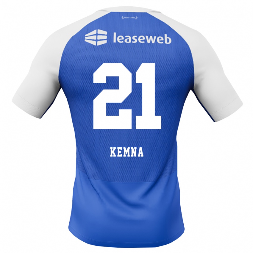 נשים Ties Kemna #21 כחול דודוד אדום לבן הרחק ג'רזי 2026/27 חולצה קצרה