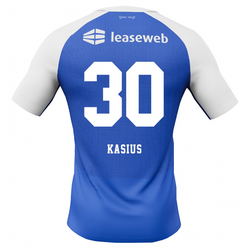 נשים Denso Kasius #30 כחול דודוד אדום לבן הרחק ג'רזי 2026/27 חולצה קצרה