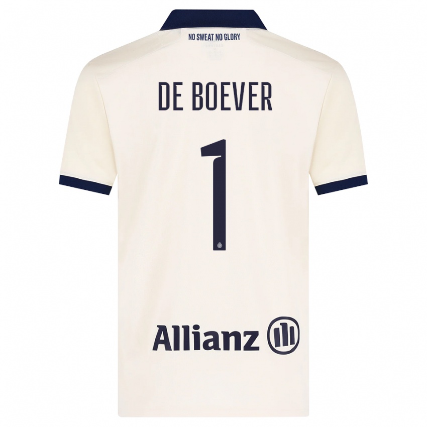 נשים Jesse De Boever #1 בז' שחור הרחק ג'רזי 2026/27 חולצה קצרה