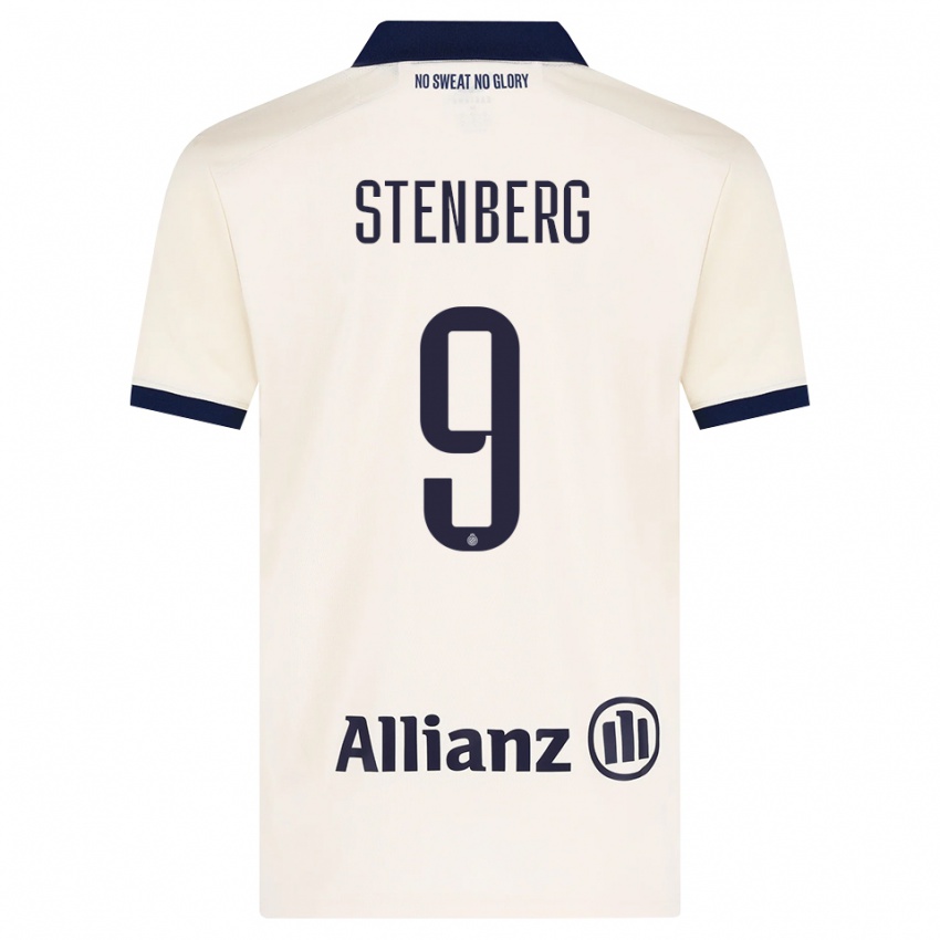נשים Hanna Stenberg #9 בז' שחור הרחק ג'רזי 2026/27 חולצה קצרה