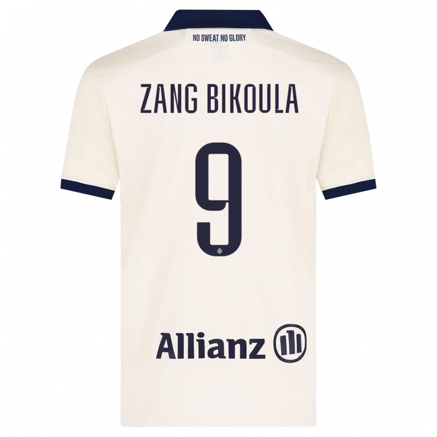 נשים Véronique Zang Bikoula #9 בז' שחור הרחק ג'רזי 2026/27 חולצה קצרה