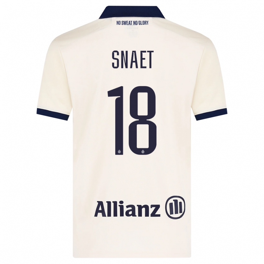 נשים Bas Snaet #18 בז' שחור הרחק ג'רזי 2026/27 חולצה קצרה