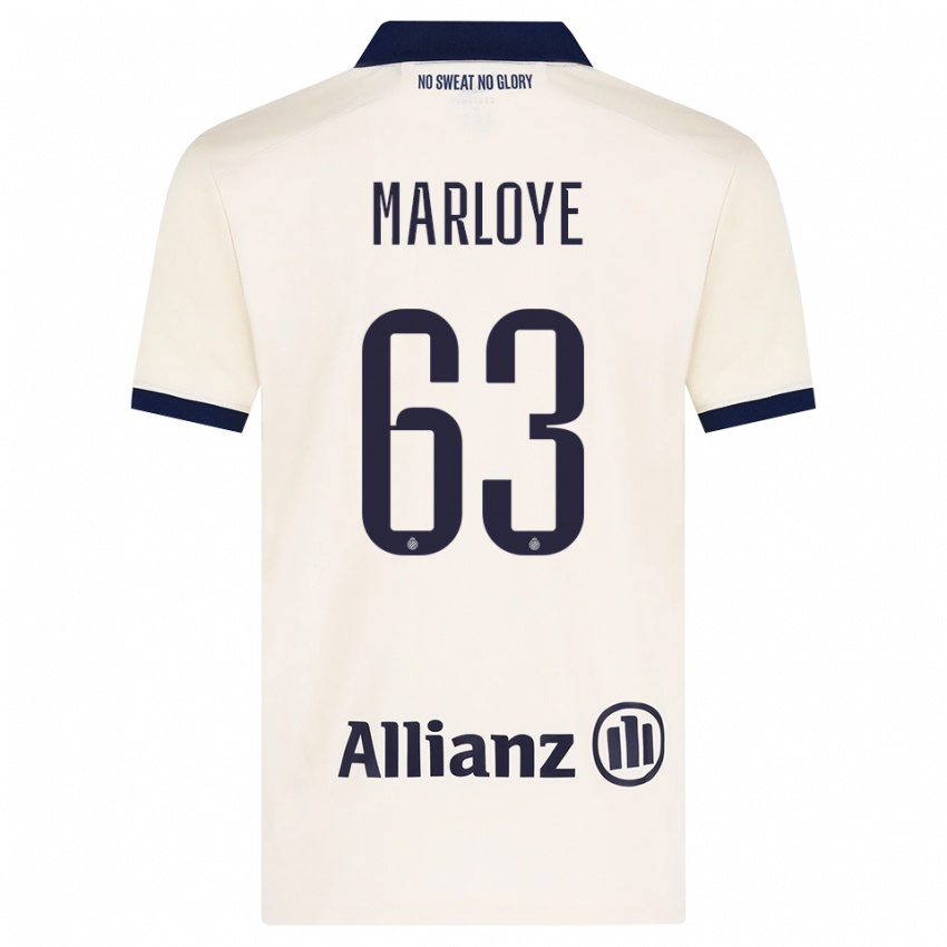 נשים Sacha Marloye #63 בז' שחור הרחק ג'רזי 2026/27 חולצה קצרה