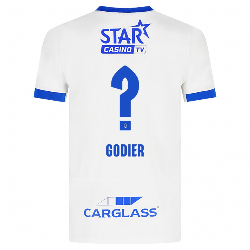 נשים Chelsea Godier #0 לבן כחול הרחק ג'רזי 2026/27 חולצה קצרה
