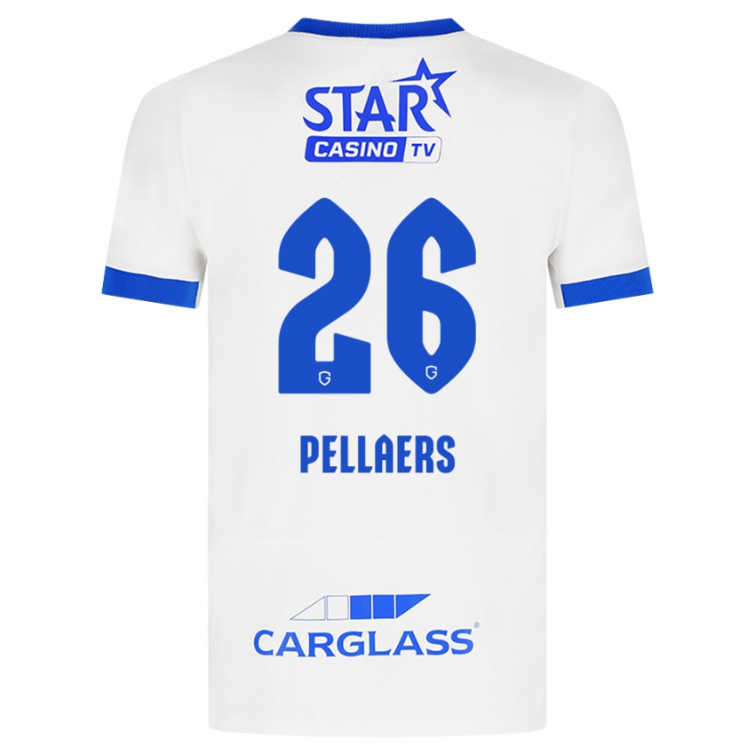 נשים Amanuel Pellaers #26 לבן כחול הרחק ג'רזי 2026/27 חולצה קצרה