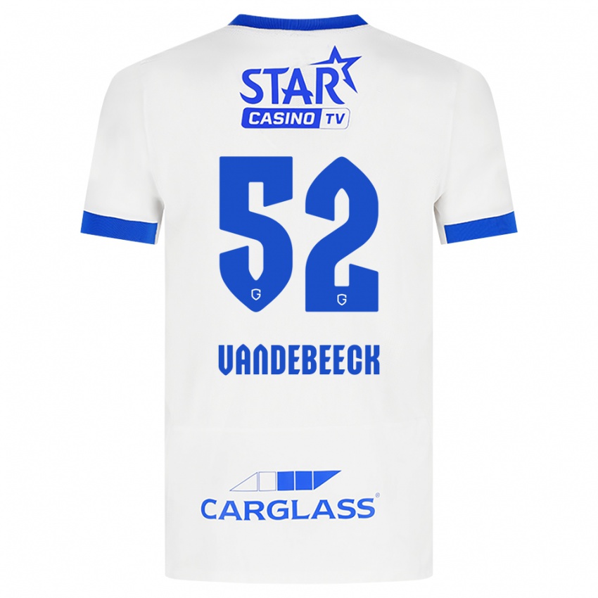 נשים Emmely Vandebeeck #52 לבן כחול הרחק ג'רזי 2026/27 חולצה קצרה