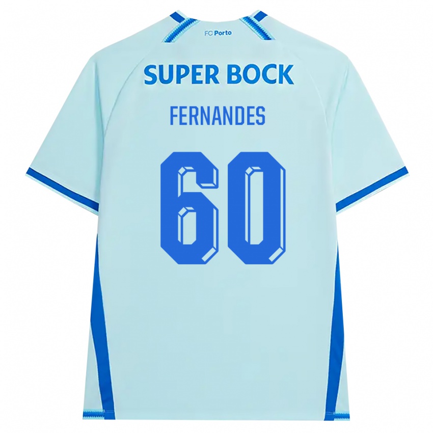 נשים Francisco Fernandes #60 ציאן בהיר כחול ג'רזי קיט שלישי 2026/27 חולצה קצרה