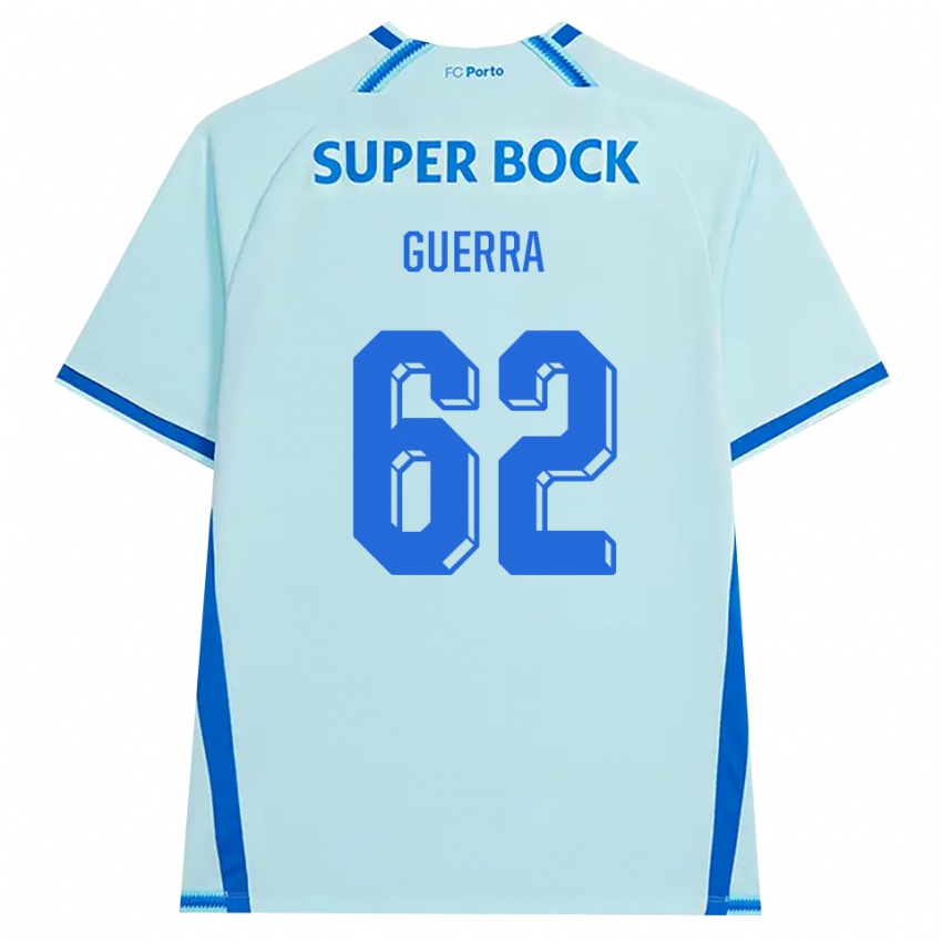 נשים Gustavo Guerra #62 ציאן בהיר כחול ג'רזי קיט שלישי 2026/27 חולצה קצרה