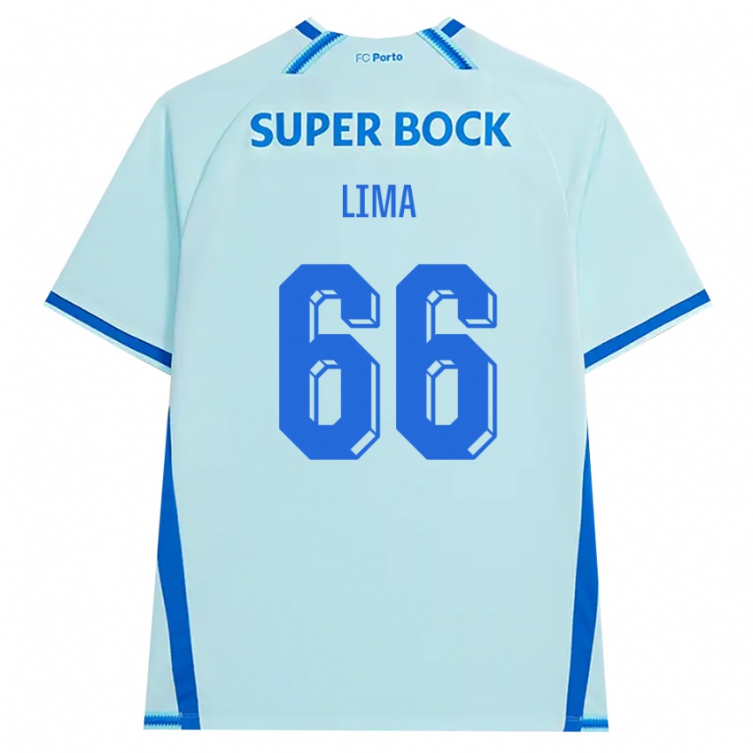 נשים Bernardo Lima #66 ציאן בהיר כחול ג'רזי קיט שלישי 2026/27 חולצה קצרה