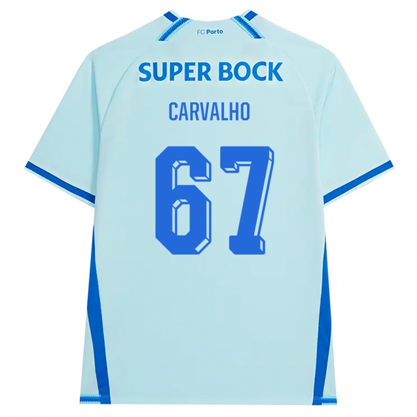 נשים Guilherme Carvalho #67 ציאן בהיר כחול ג'רזי קיט שלישי 2026/27 חולצה קצרה
