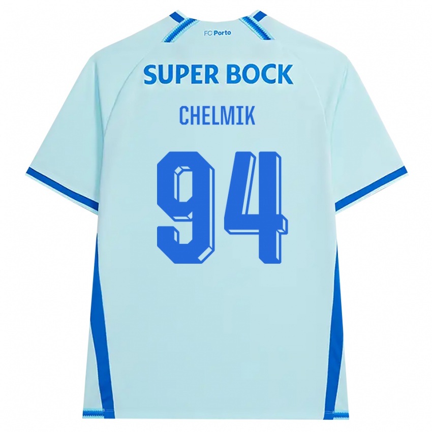 נשים Chelmik #94 ציאן בהיר כחול ג'רזי קיט שלישי 2026/27 חולצה קצרה