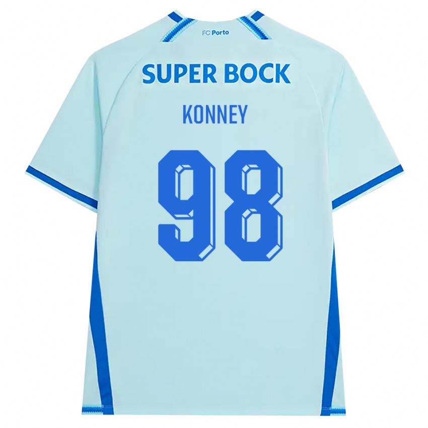 נשים Dennis Konney #98 ציאן בהיר כחול ג'רזי קיט שלישי 2026/27 חולצה קצרה
