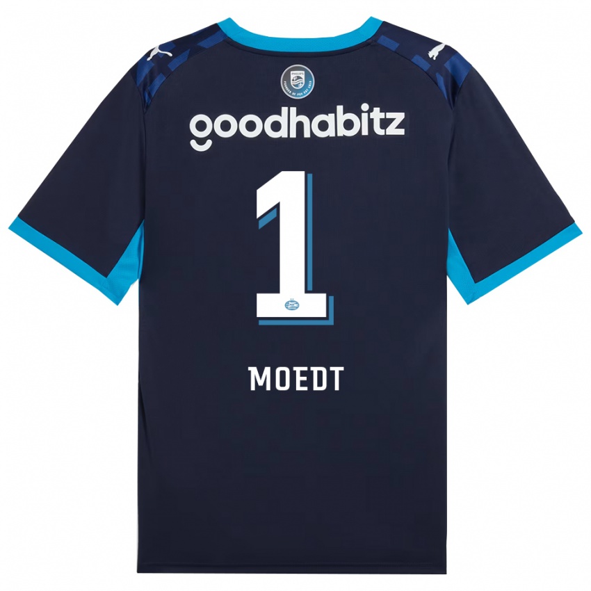 נשים Eskil Moedt #1 כחול דודוד כחול רויאל ג'רזי קיט שלישי 2026/27 חולצה קצרה