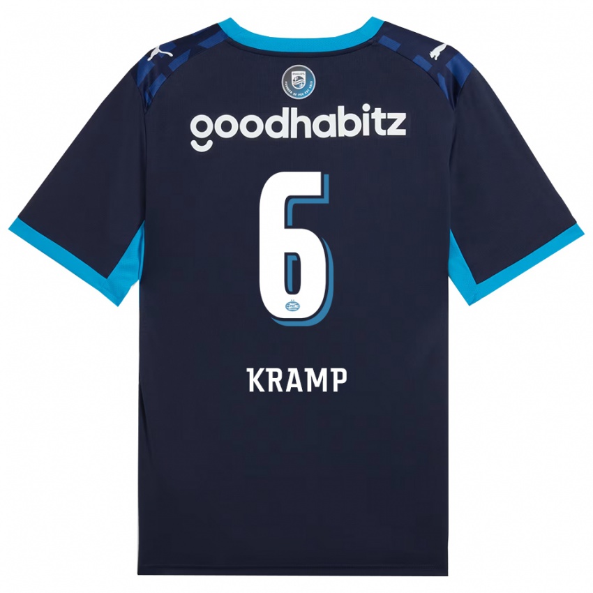 נשים Michael Kramp #6 כחול דודוד כחול רויאל ג'רזי קיט שלישי 2026/27 חולצה קצרה