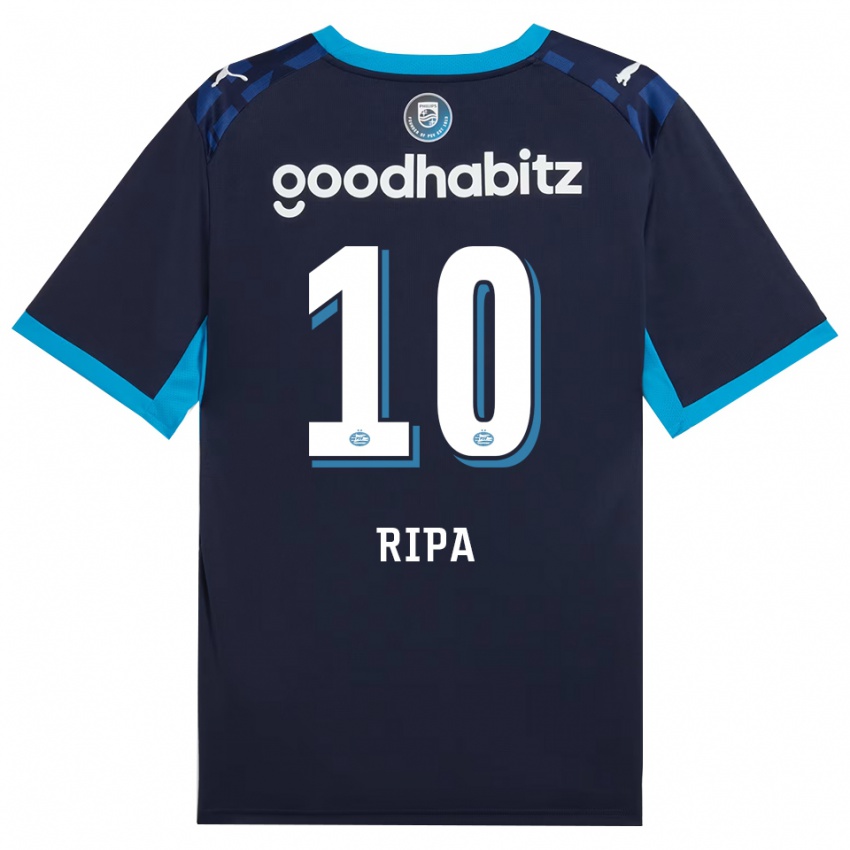 נשים Chimera Ripa #10 כחול דודוד כחול רויאל ג'רזי קיט שלישי 2026/27 חולצה קצרה