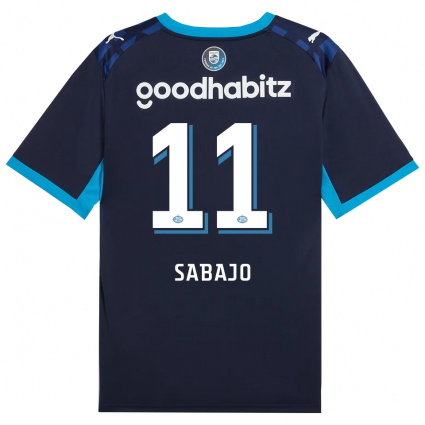 נשים Givenciyo Sabajo #11 כחול דודוד כחול רויאל ג'רזי קיט שלישי 2026/27 חולצה קצרה