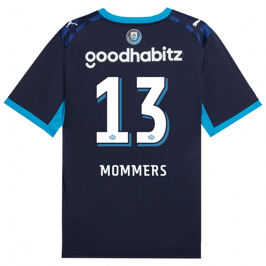 נשים Ryan Mommers #13 כחול דודוד כחול רויאל ג'רזי קיט שלישי 2026/27 חולצה קצרה