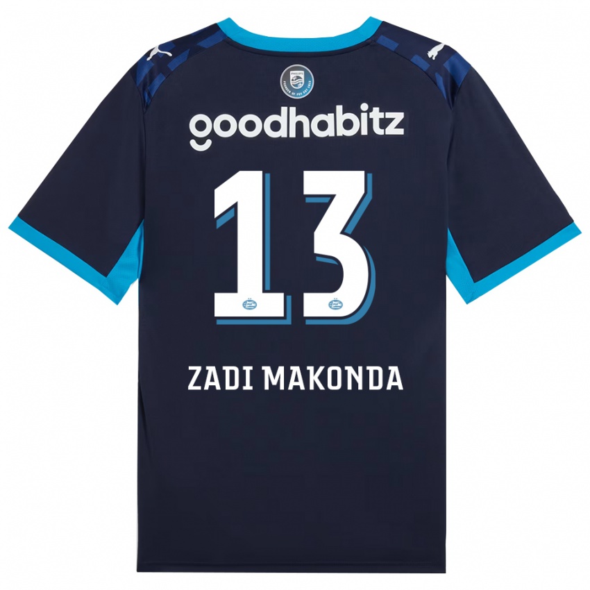 נשים David Zadi Makonda #13 כחול דודוד כחול רויאל ג'רזי קיט שלישי 2026/27 חולצה קצרה