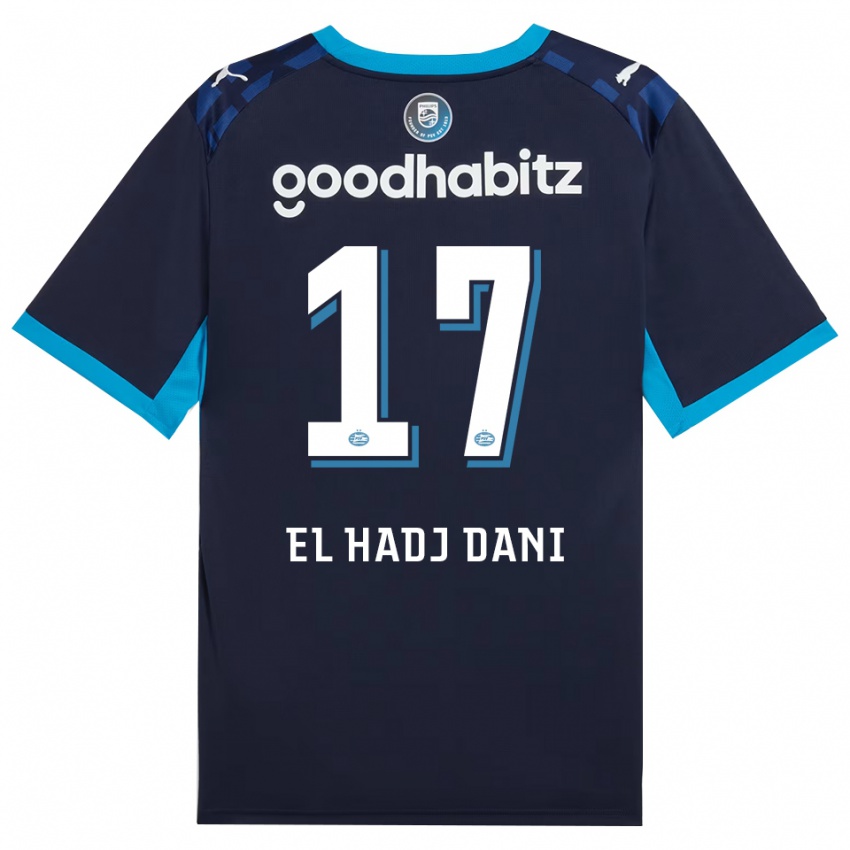 נשים Soudais El Hadj Dani #17 כחול דודוד כחול רויאל ג'רזי קיט שלישי 2026/27 חולצה קצרה
