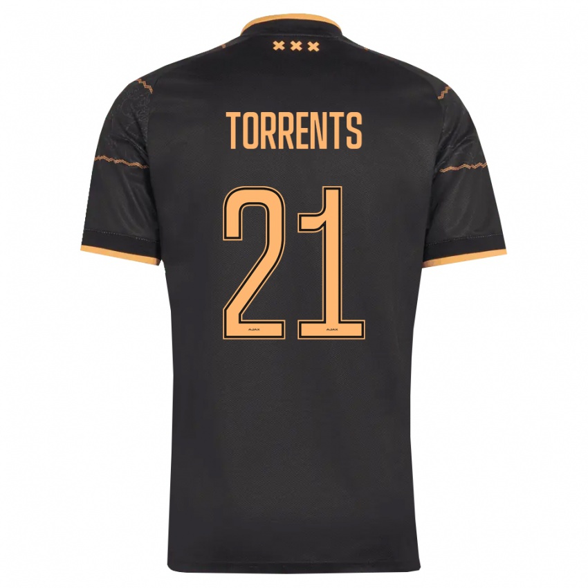 נשים Jofre Torrents #21 שחור כתום הרחק ג'רזי 2026/27 חולצה קצרה