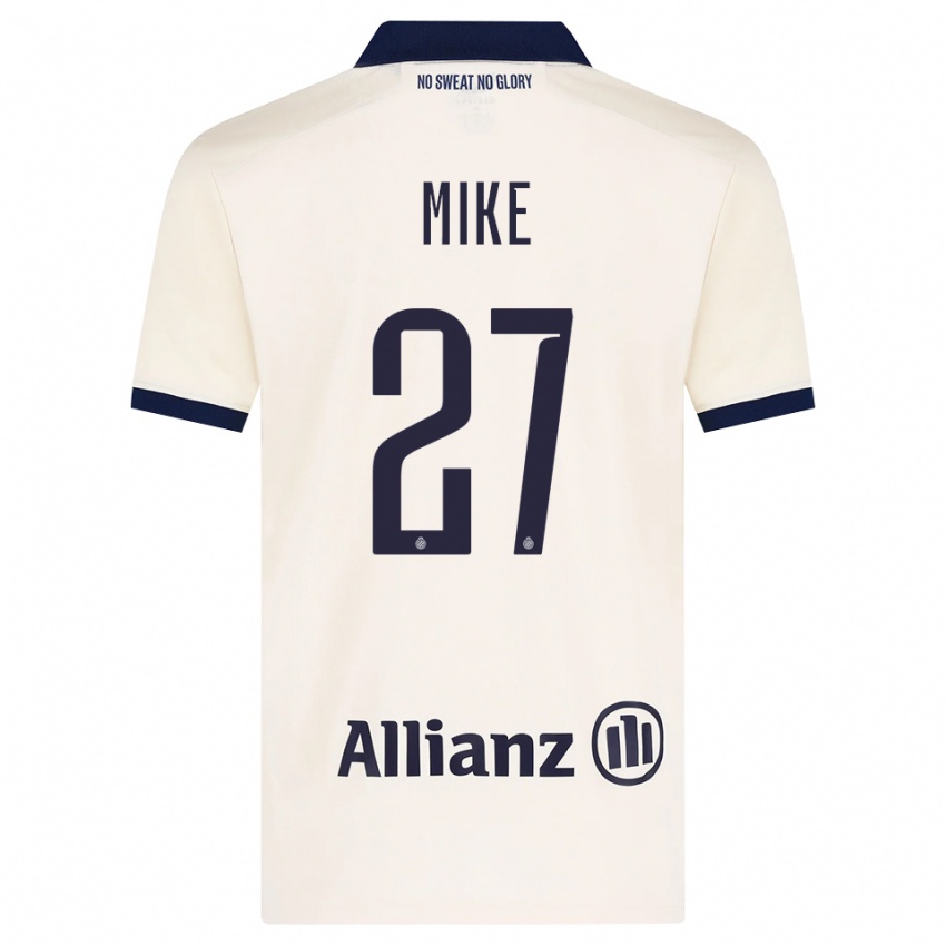 נשים Wisdom Mike #27 בז' שחור הרחק ג'רזי 2026/27 חולצה קצרה