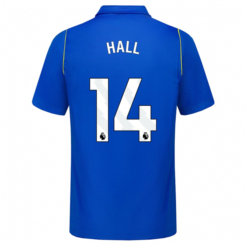 ילדים Jacob Hall #14 כחול צהוב ג'רזי ביתית 2026/27 חולצה קצרה