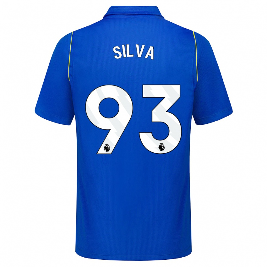 ילדים Isaac Silva #93 כחול צהוב ג'רזי ביתית 2026/27 חולצה קצרה