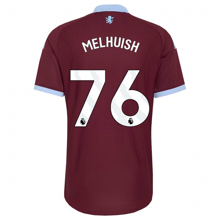 ילדים Lennon Melhuish #76 כחול קורנפלאוור בורדו ג'רזי ביתית 2026/27 חולצה קצרה