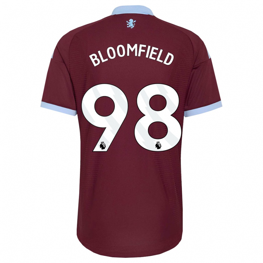 ילדים Teddie Bloomfield #98 כחול קורנפלאוור בורדו ג'רזי ביתית 2026/27 חולצה קצרה