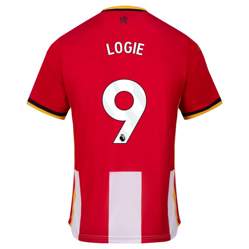 ילדים Chloe Logie #9 צהוב שחור אדום ג'רזי ביתית 2026/27 חולצה קצרה
