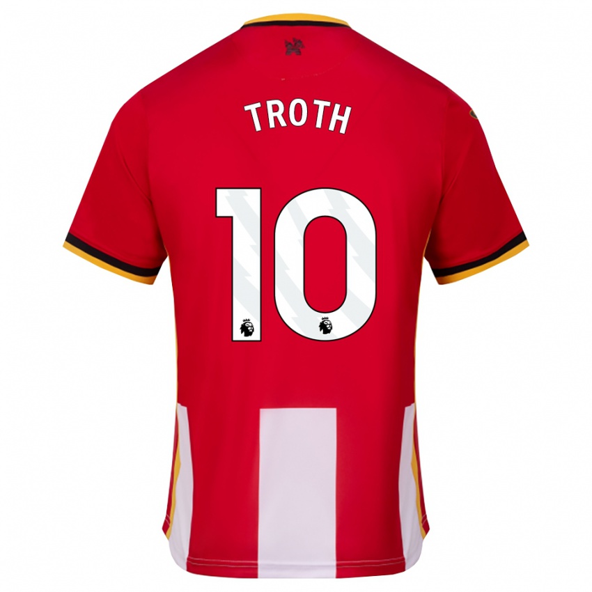 ילדים Sophie Troth #10 צהוב שחור אדום ג'רזי ביתית 2026/27 חולצה קצרה