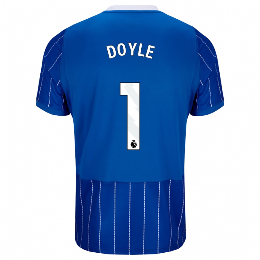 ילדים Liam Doyle #1 כחול מדיום לבן ג'רזי ביתית 2026/27 חולצה קצרה