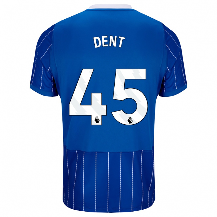 ילדים Lily Dent #45 כחול מדיום לבן ג'רזי ביתית 2026/27 חולצה קצרה