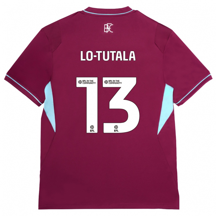 ילדים Johanan Lo-Tutala #13 בורדו ירוק ג'רזי ביתית 2026/27 חולצה קצרה