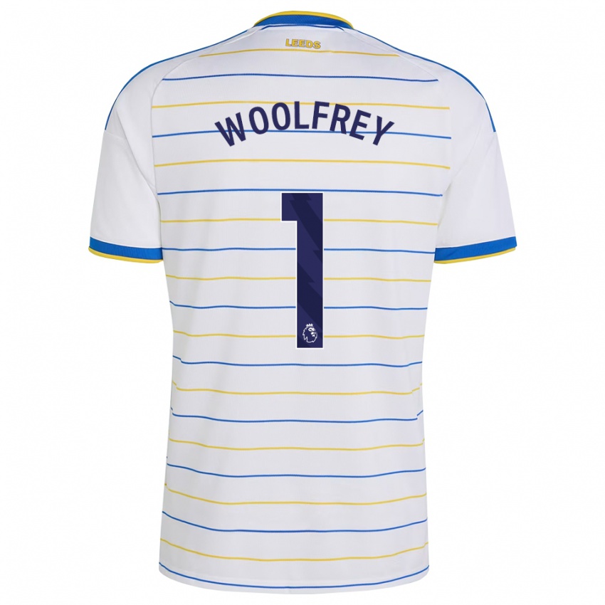 ילדים Joshua Woolfrey #1 אדום צהוב כחול ג'רזי ביתית 2026/27 חולצה קצרה