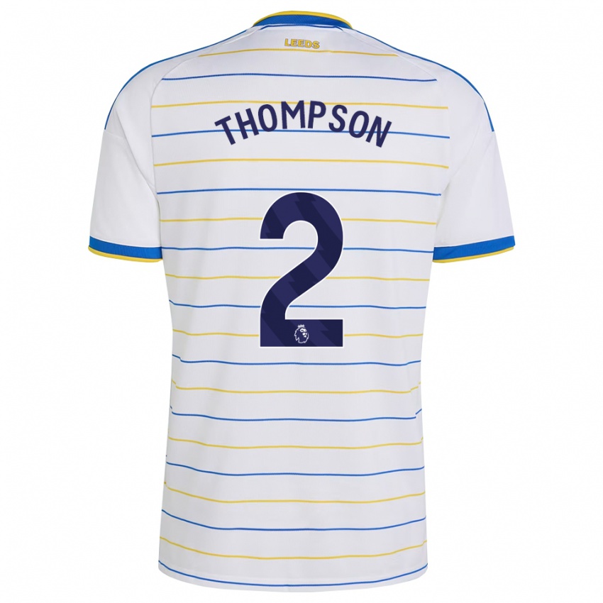 ילדים Aiden Thompson #2 אדום צהוב כחול ג'רזי ביתית 2026/27 חולצה קצרה
