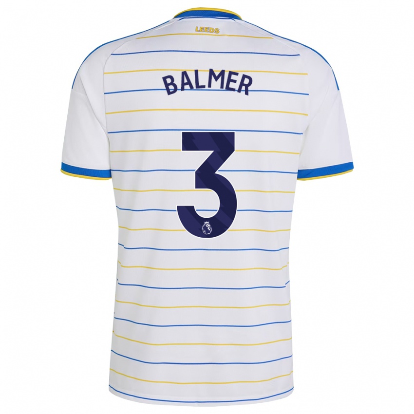 ילדים Liam Balmer #3 אדום צהוב כחול ג'רזי ביתית 2026/27 חולצה קצרה