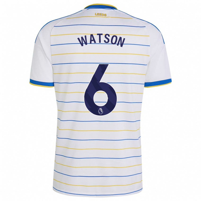 ילדים Jacob Watson #6 אדום צהוב כחול ג'רזי ביתית 2026/27 חולצה קצרה
