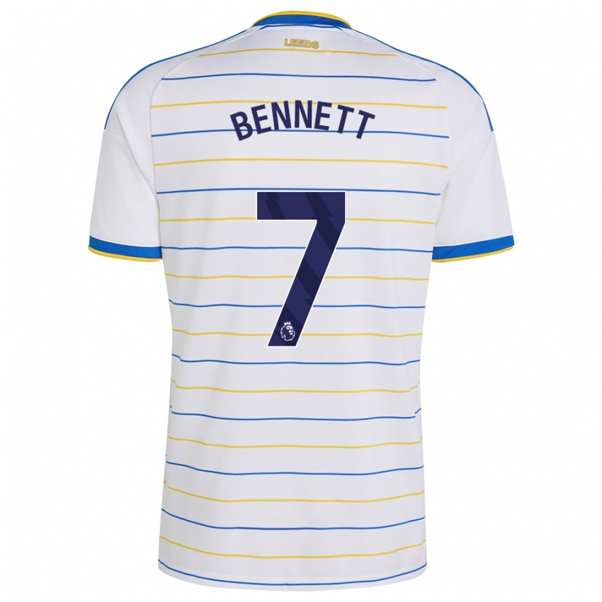 ילדים Oliver Bennett #7 אדום צהוב כחול ג'רזי ביתית 2026/27 חולצה קצרה