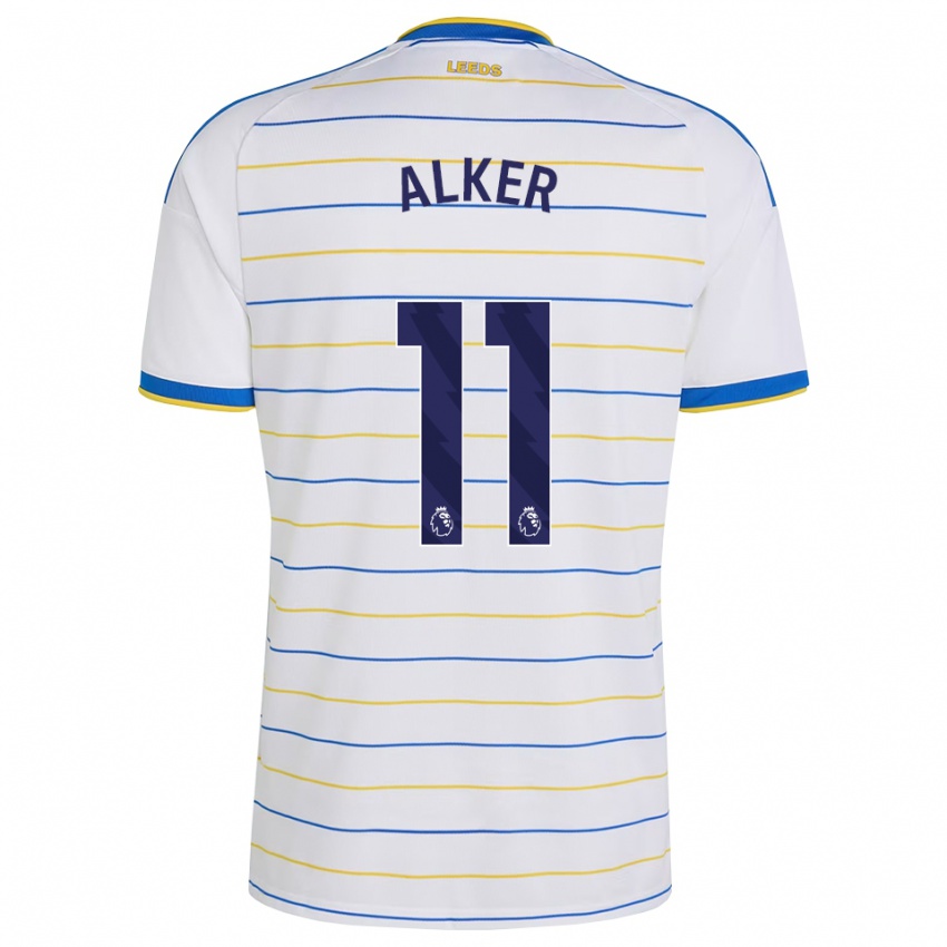ילדים Samuel Alker #11 אדום צהוב כחול ג'רזי ביתית 2026/27 חולצה קצרה
