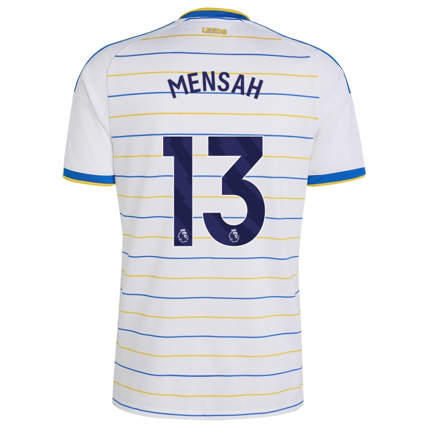 ילדים Marlon Mensah #13 אדום צהוב כחול ג'רזי ביתית 2026/27 חולצה קצרה